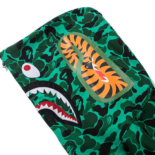 BAPE Green Camo Shark Zipper Hoodie - image 4