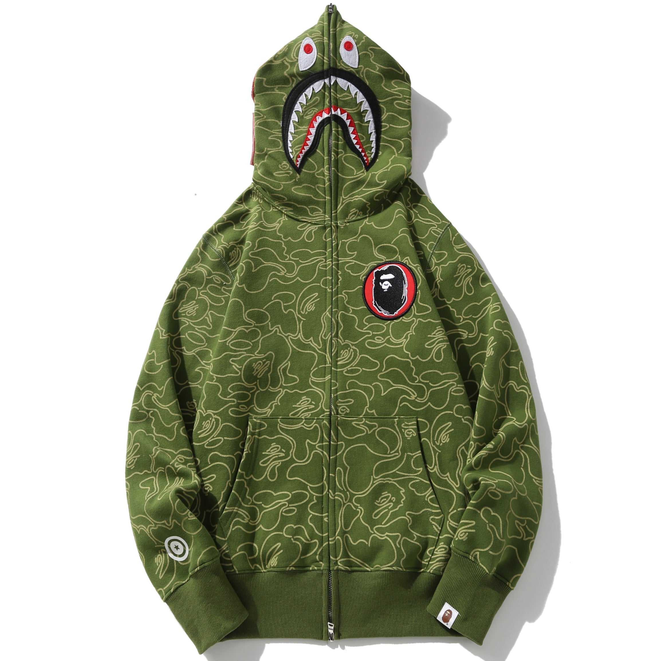 BAPE Shark Full Zipper Hoodie - image 8