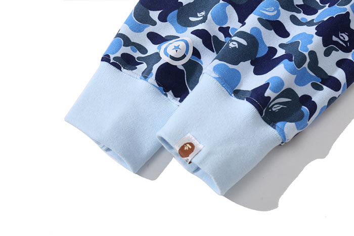 BAPE Double-hat Big ABC Camo Shark Hoodie - image 23