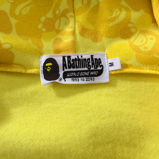 BAPE Shark Yellow Zipper Hoodie - image 4