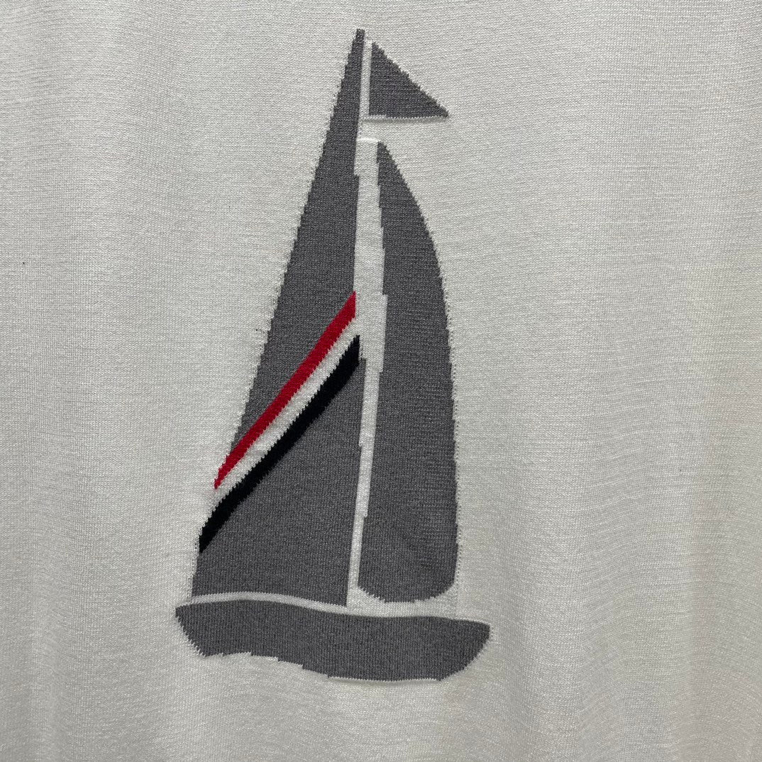 Men's T-Shirt by Thom Browne, product detail view