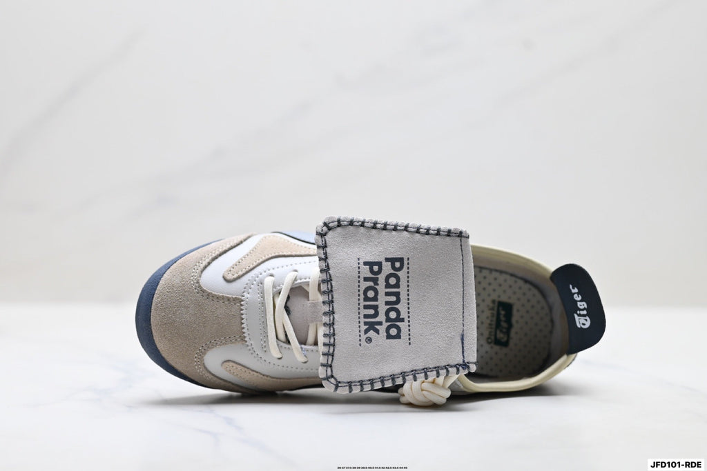 Onitsuka Tiger Retro Low Top Beige Gray Pink Unisex Shoes Style 29 detail view 3