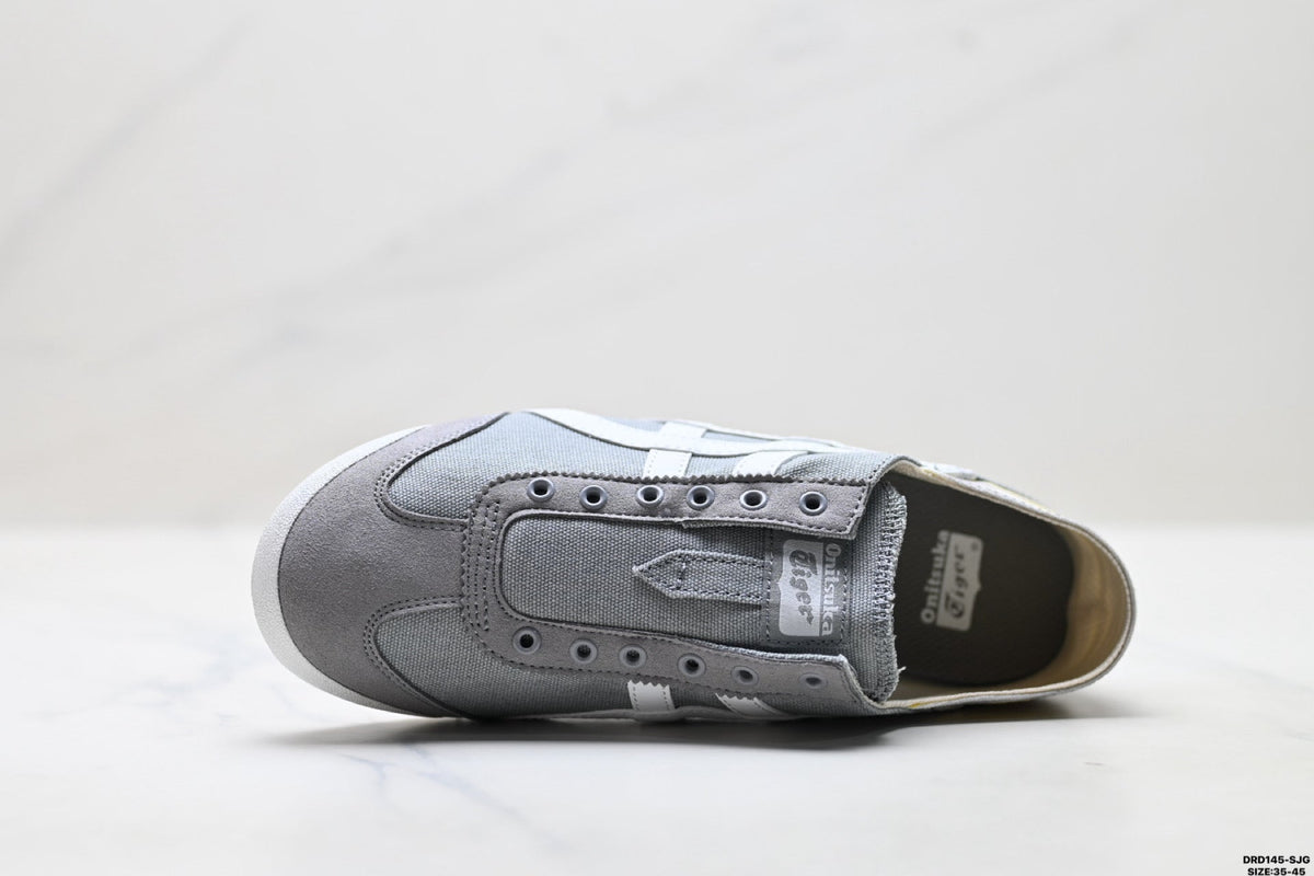 Onitsuka Tiger Retro Low Top Gray White Unisex Shoes Style 05 detail view 3