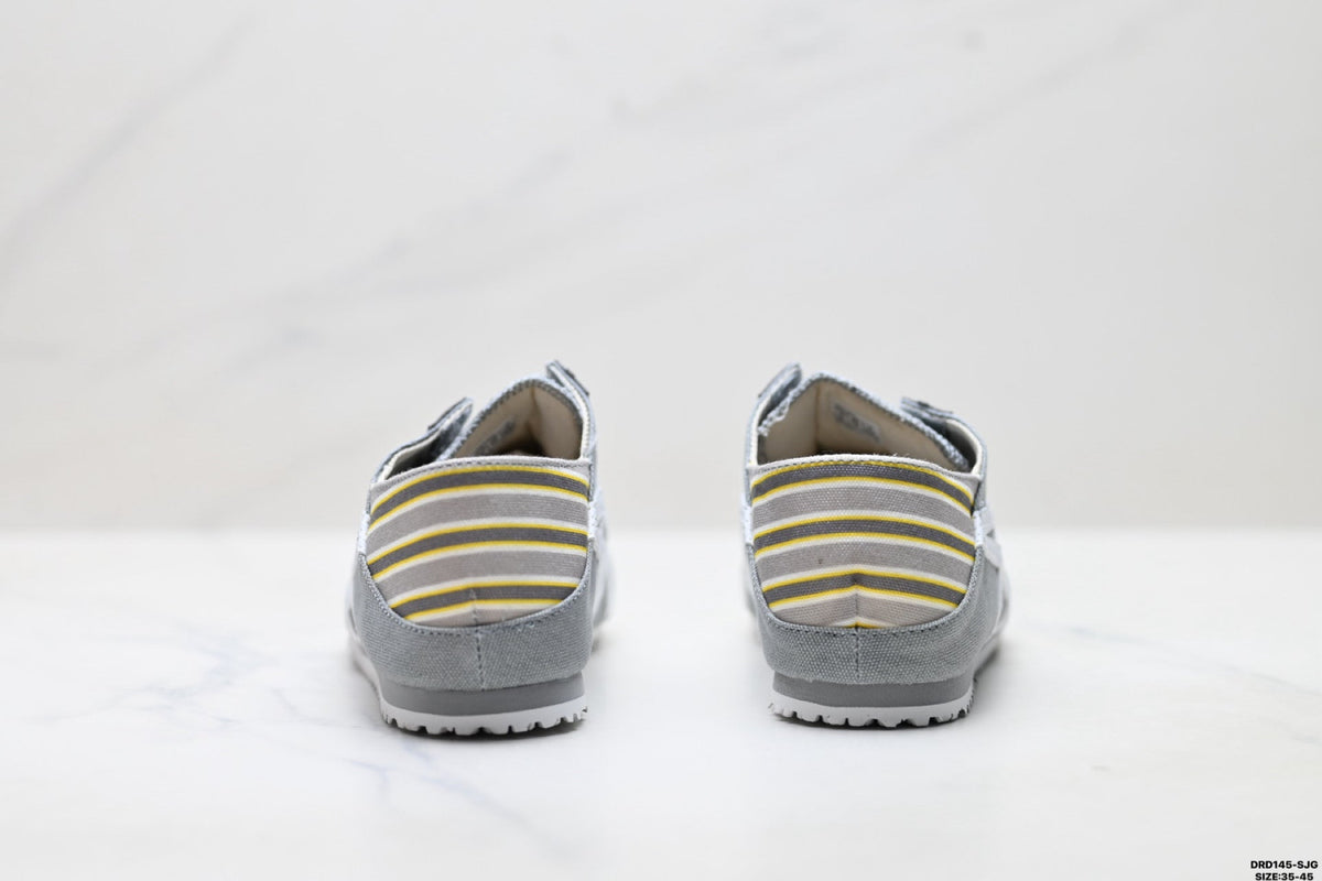 Onitsuka Tiger Retro Low Top Gray White Unisex Shoes Style 05 detail view 7