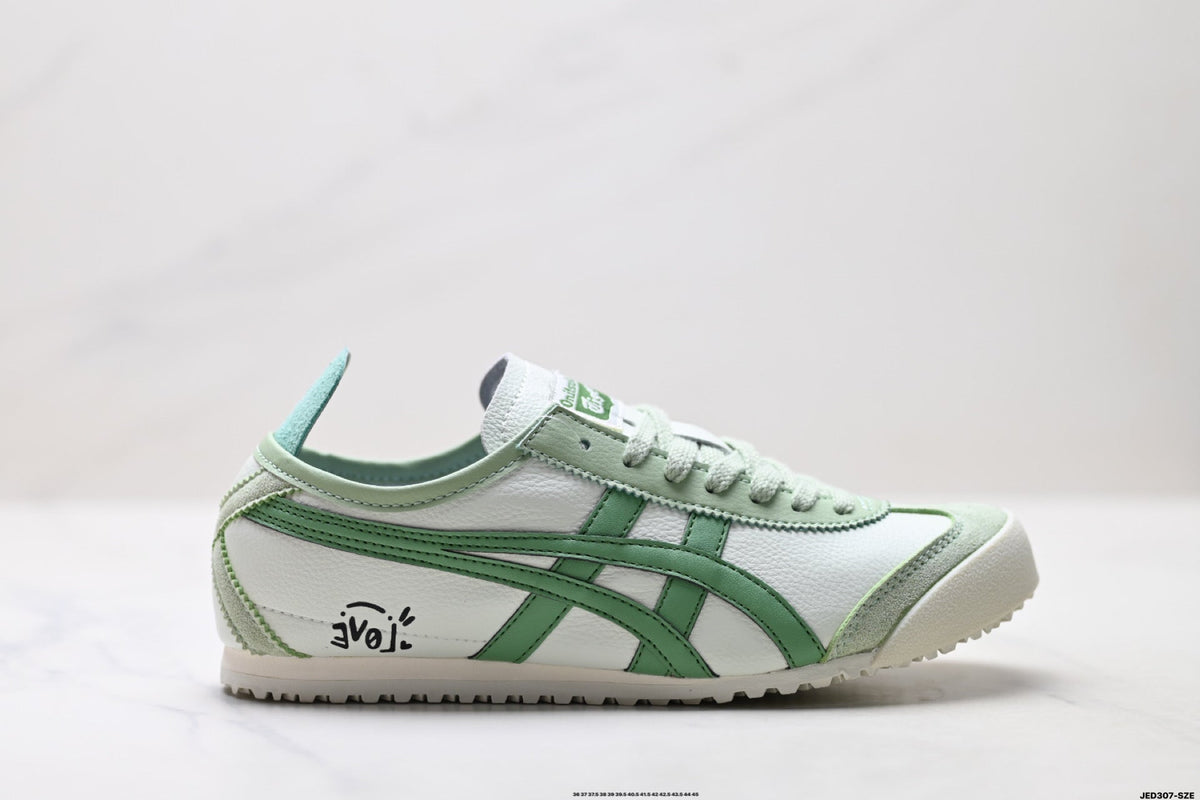 Onitsuka Tiger Retro Low Top Mint Green Unisex Shoes Style 12 detail view 2