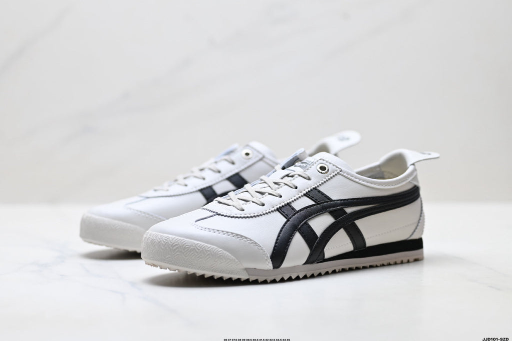 Onitsuka Tiger Retro Low Top White Black Unisex Shoes Style 09 detail view 5