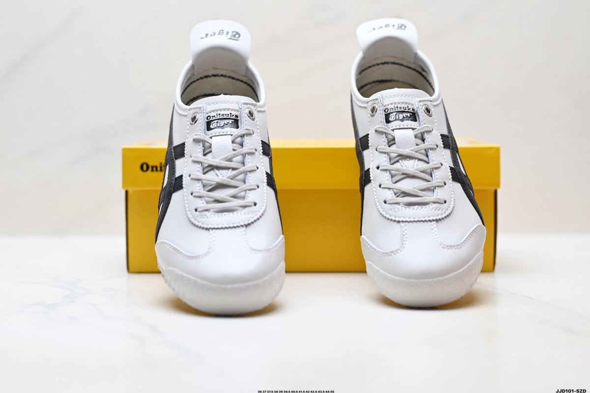 Onitsuka Tiger Retro Low Top White Black Unisex Shoes Style 09 detail view 8