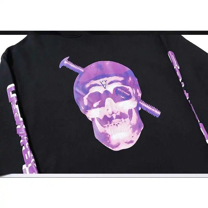 Screwhead Hoodie Black Purple