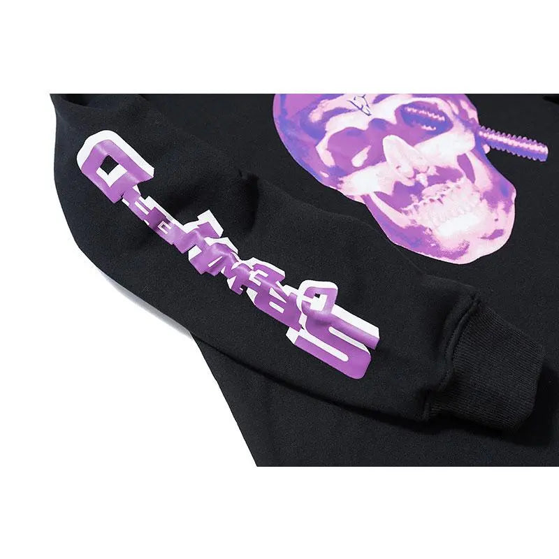 Screwhead Hoodie Black Purple