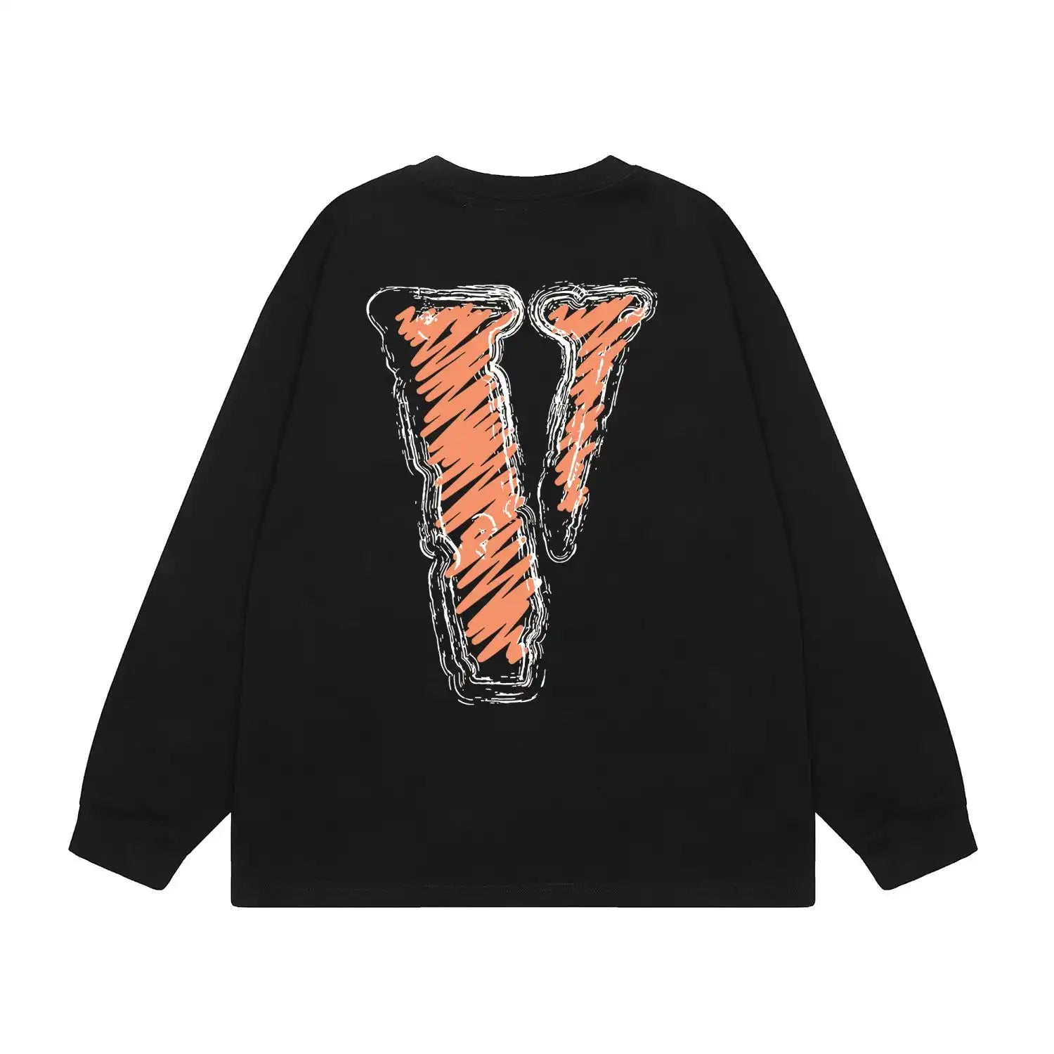 Staple Graffiti Logo Long Sleeve Orange V