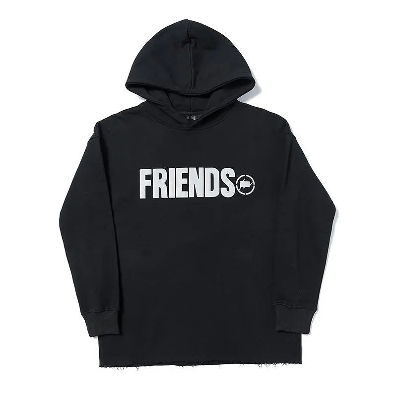 Friends Hoodie Grey Print