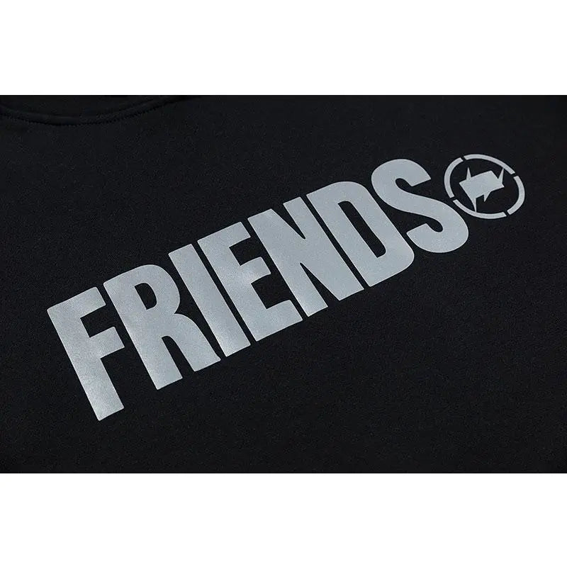 Friends Hoodie Grey Print