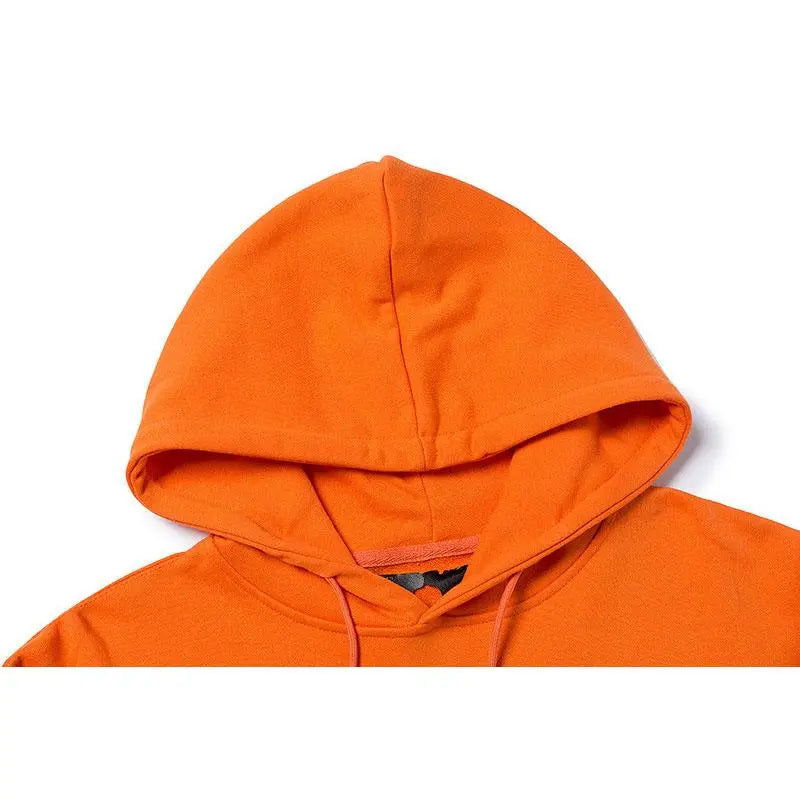 Friends Hoodie Orange And Black