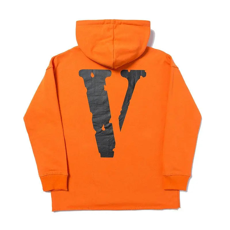 Friends Hoodie Orange And Black