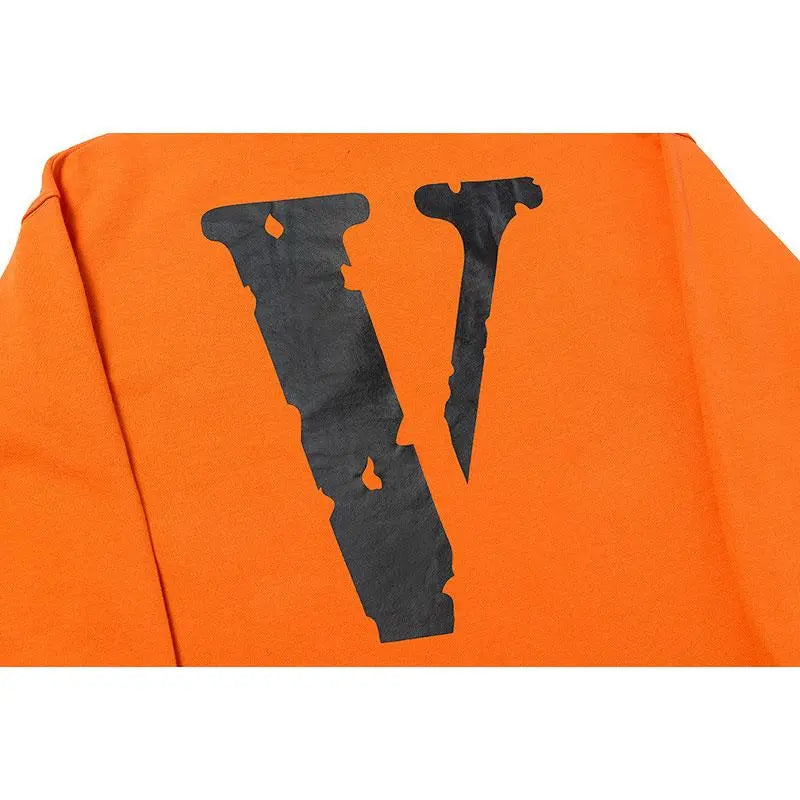 Friends Hoodie Orange And Black