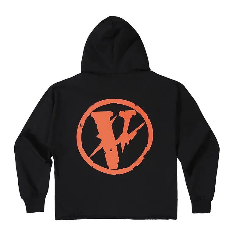 Friends Hoodie Orange Print