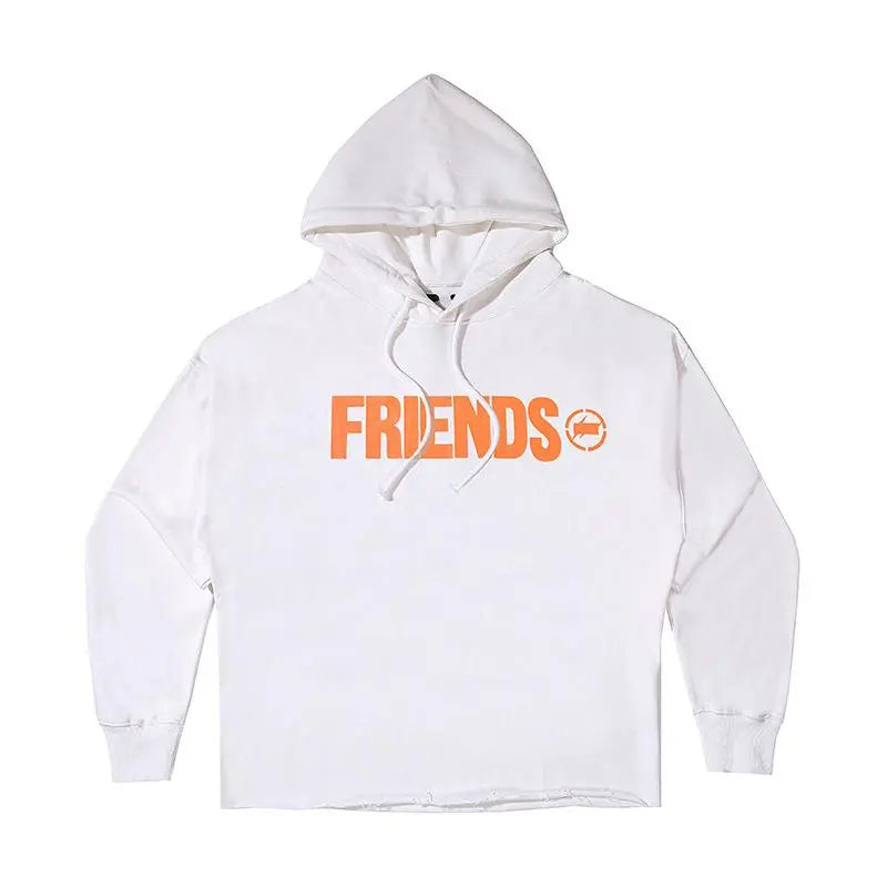 Friends Hoodie Orange Print
