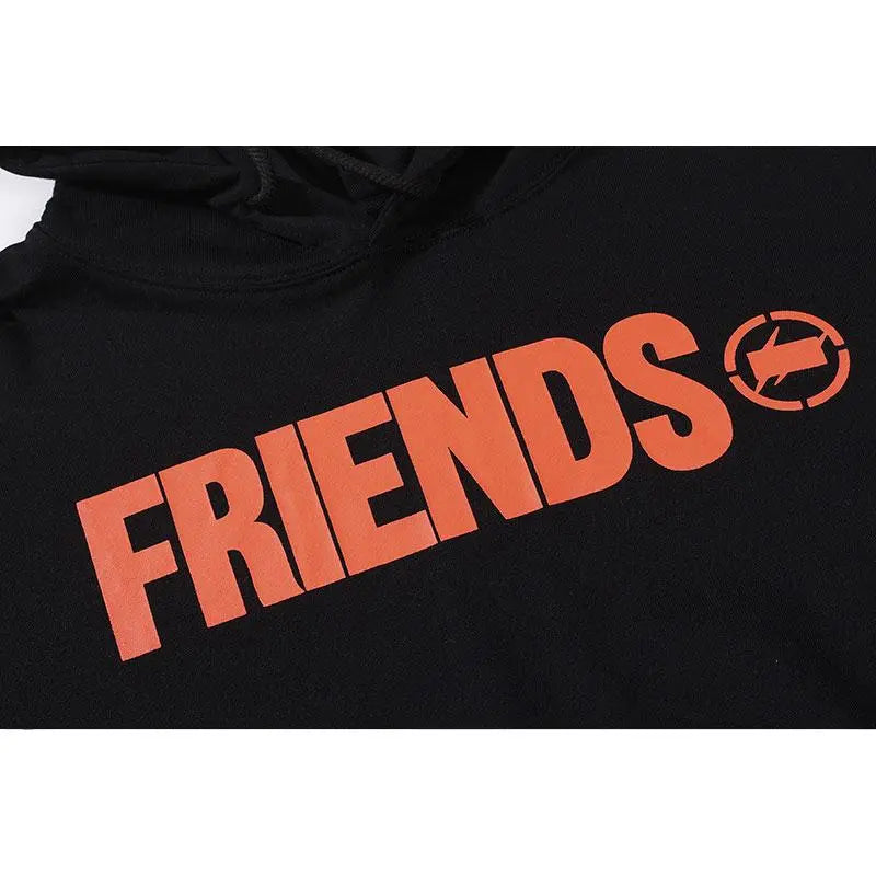 Friends Hoodie Orange Print
