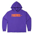 Friends Hoodie Purple and Orange