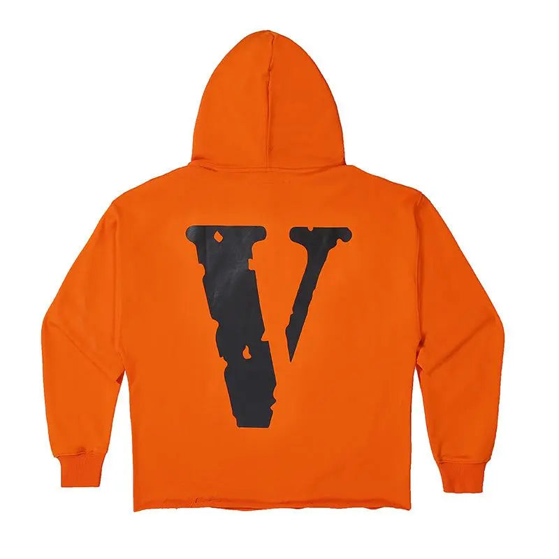 Friends Hoodie Purple and Orange