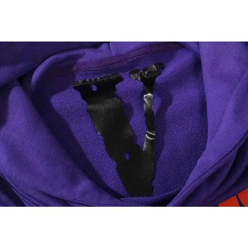 Friends Hoodie Purple and Orange