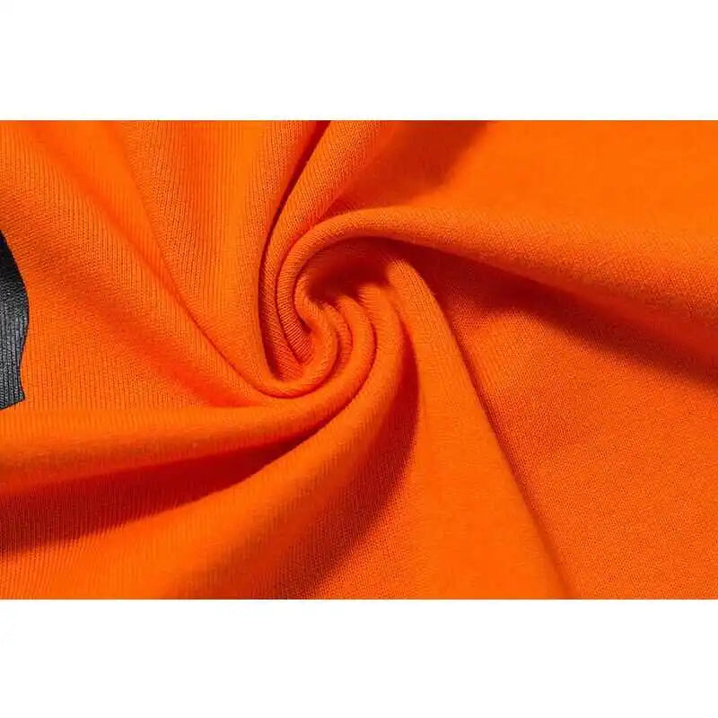Friends Long Sleeve Black Orange