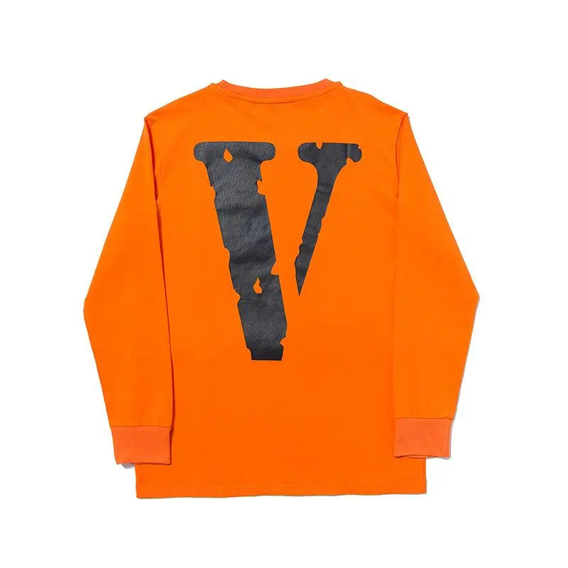 Friends Long Sleeve Black Orange