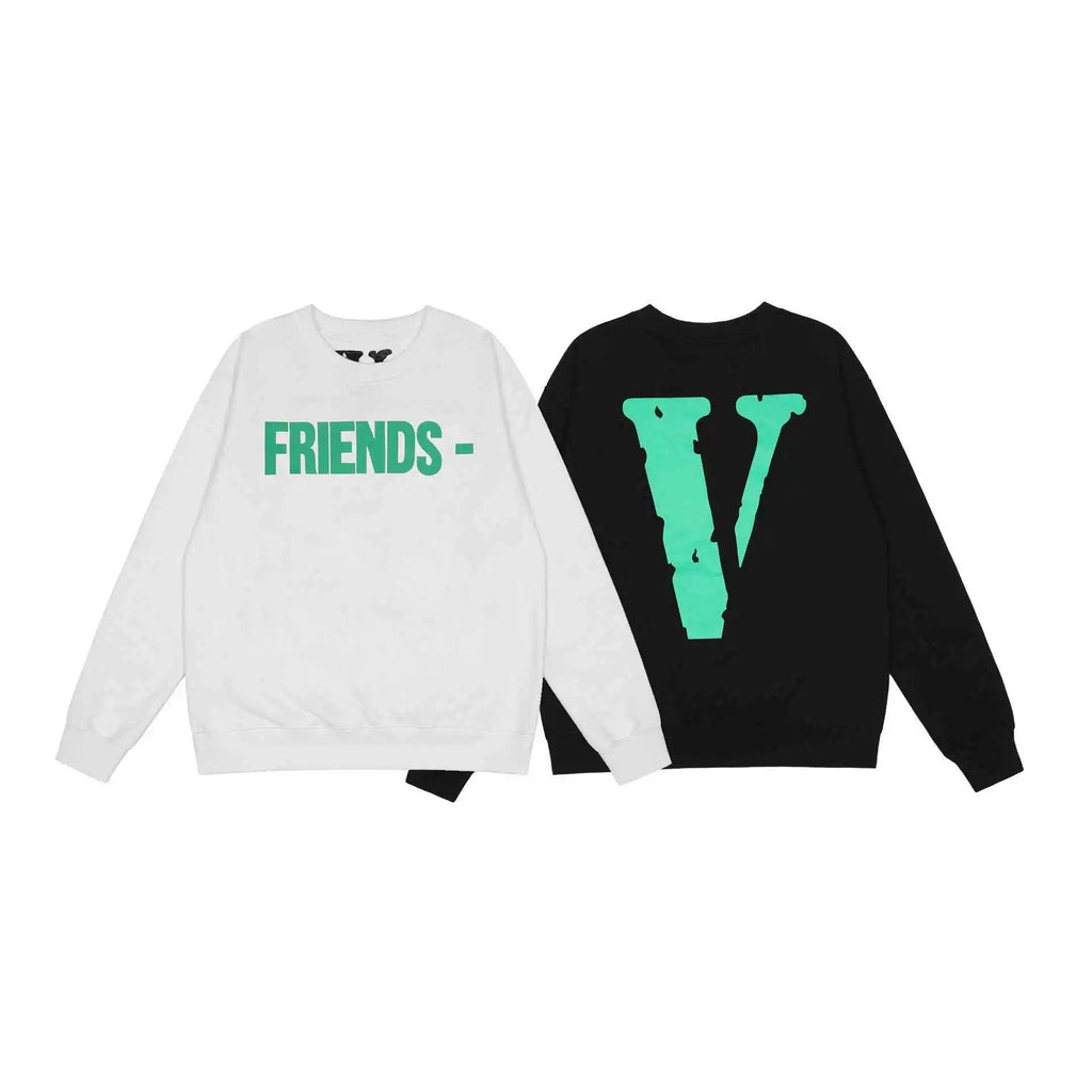 Friends Long Sleeve Green Print