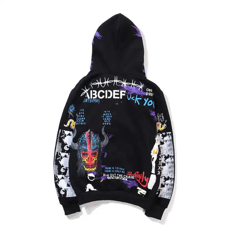 Graffiti Hip Hop Pullover Hoodie
