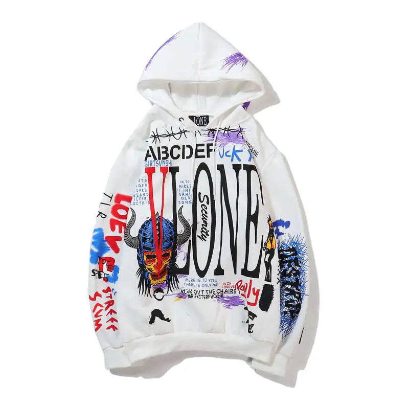 Graffiti Hip Hop Pullover Hoodie