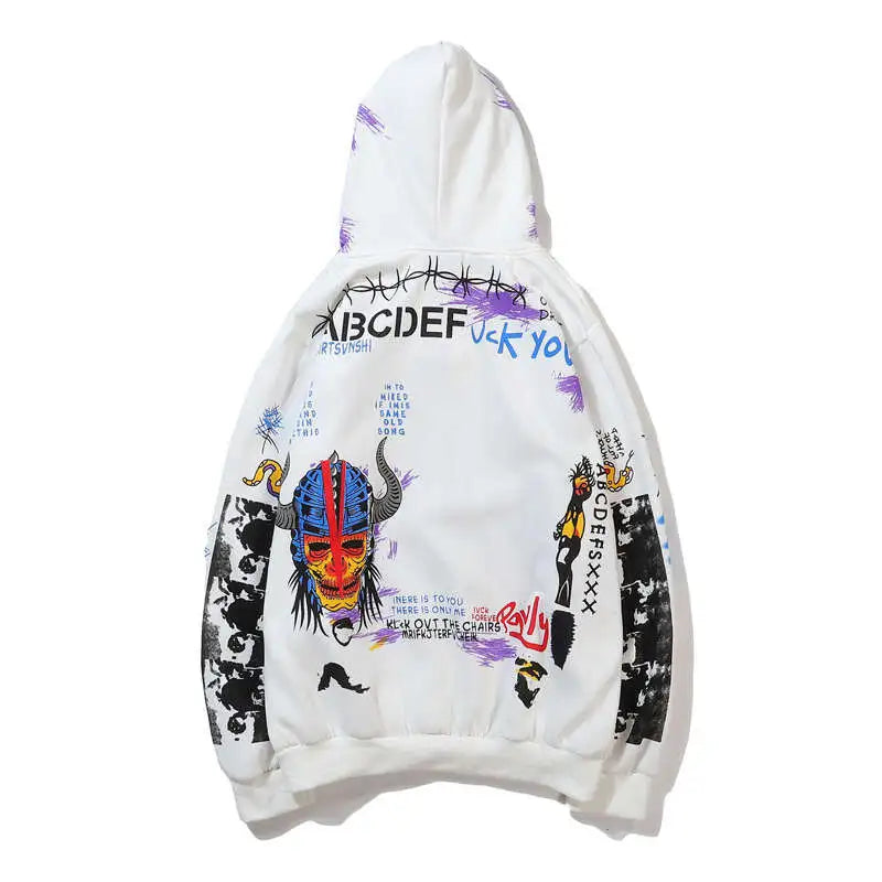 Graffiti Hip Hop Pullover Hoodie