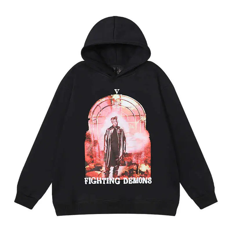 Juice Wrld Fighting Demons Hoodie