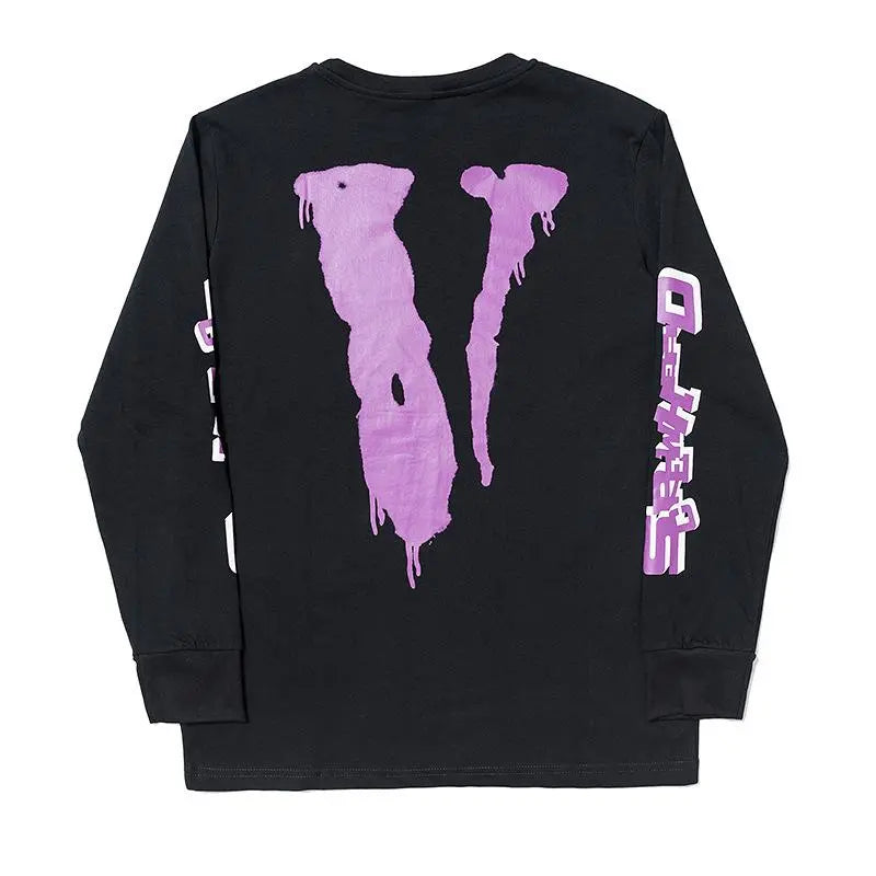 Screwhead Long Sleeve Black Purple