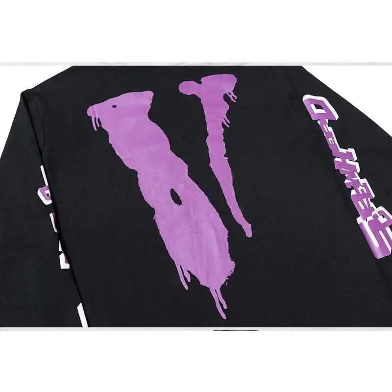 Screwhead Long Sleeve Black Purple