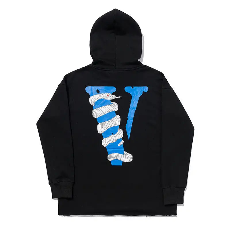 Snake Hoodie Blue V