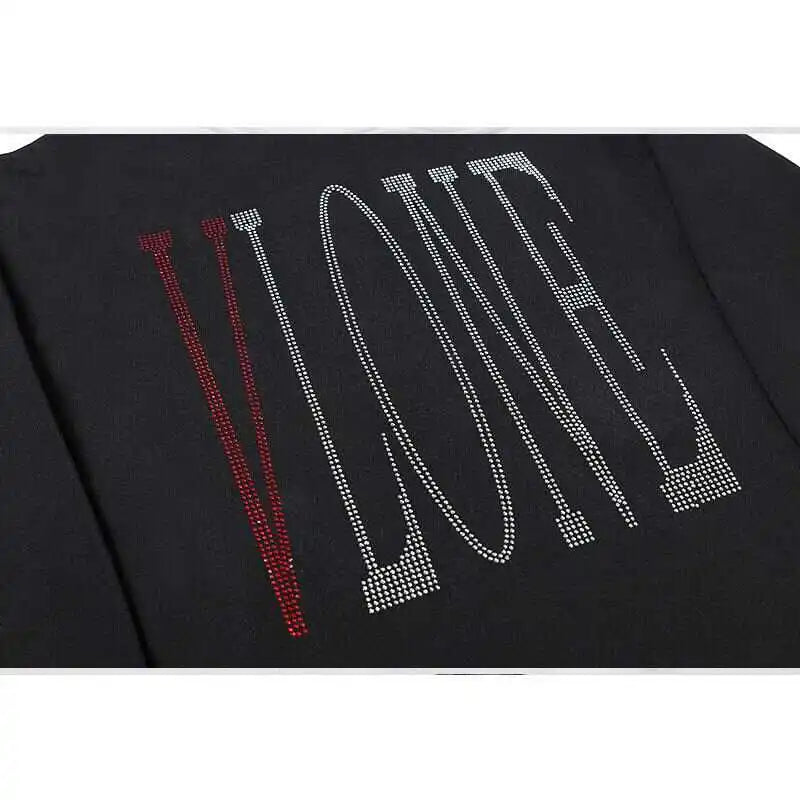 Staple Rhinestone Hoodie Red V